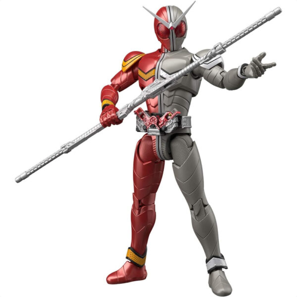 Figure-rise Standard Kamen Rider W Heat Metal Bandai 150mm Rasakan Kekuatan Api Hebat