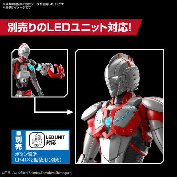 Figure-rise Standard ULTRAMAN SUIT ZOFFY Bandai 300mm Bawa Pahlawan Cahaya ke Koleksimu!