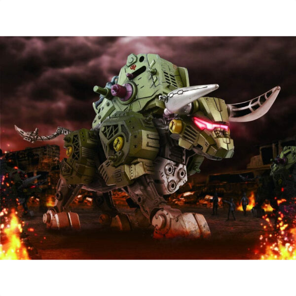 Takara Tomy Zoids Wild Cannon Bull ZW26 Buffalo ( perakitan mudah )