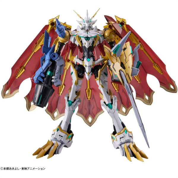 Bandai Figure-rise Standard Amplified Omegamon Digimon Adventure (X-Antibody) 200mm Evolusi Digimon Terkuat Telah Hadir! Desain X Antibody Resmi