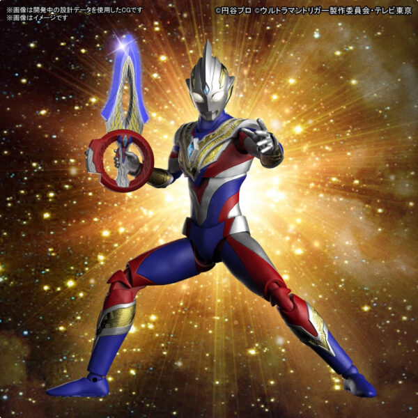 Bandai Figure-rise Standard Ultraman Trigger Multi Type: Wujudkan Pahlawan Cahaya Favoritmu! 180mm