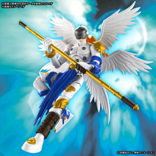 Bandai Figure-rise Standard Digimon Adventure Angemon 1/12 Aksesoris Lengkap