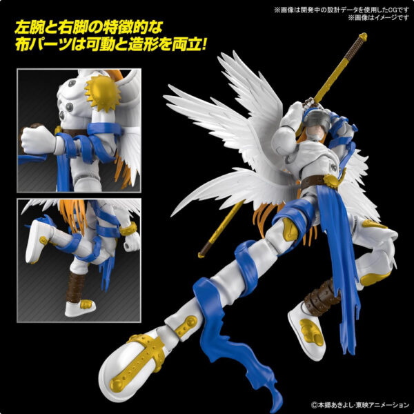 Bandai Figure-rise Standard Digimon Adventure Angemon 1/12 Aksesoris Lengkap