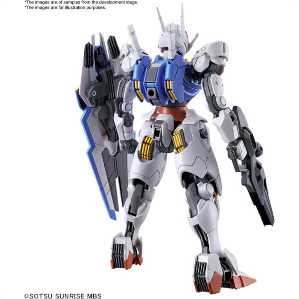 Bandai HG Mobile Suit Gundam Witch of Mercury Gundam Aerial 1/144 Fitur Stiker Sisi Ganda yang Inovatif