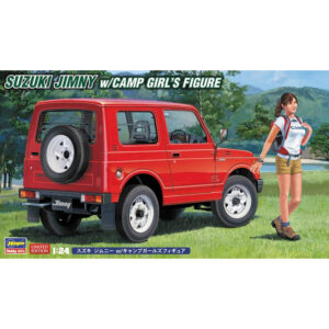 Hasegawa 1/24 Suzuki Jimny with Camp Girls Figure Petualangan Sejati Mini Menanti!