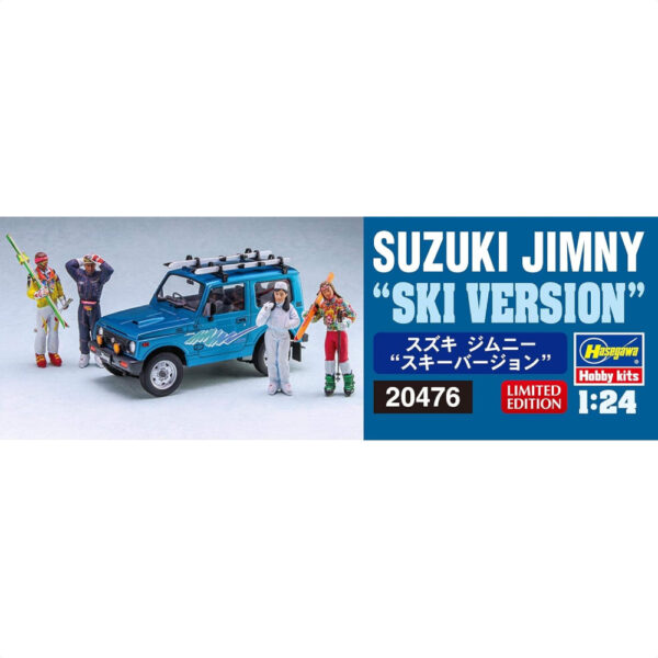 Hasegawa 1/24 Suzuki Jimny Ski Version: Rasakan Sensasi Santai Musim Dingin di Genggaman Anda!