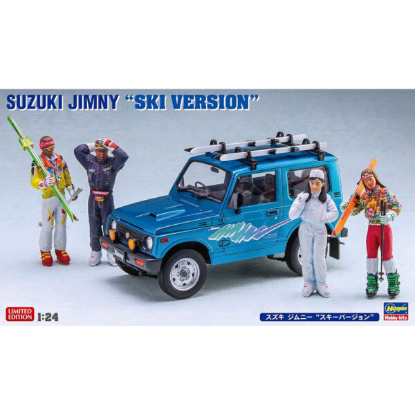 Hasegawa 1/24 Suzuki Jimny Ski Version: Rasakan Sensasi Santai Musim Dingin di Genggaman Anda!