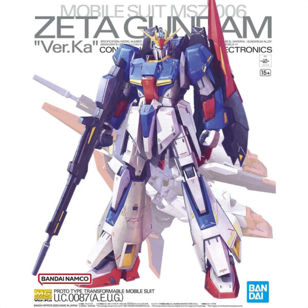 Bandai MG Mobile Suit Z Gundam Zeta Gundam Ver.Ka 1/100 Bangun Gundam Elok Impian Anda