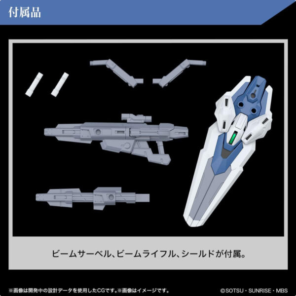 Bandai Mobile Suit Gundam Witch of Mercury Gundam Aerial Refurbished Type Bangun Gundam Aerial Versi Renovasi Elok 1/144