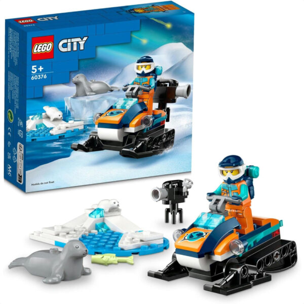 LEGO City Arctic Exploration Snowmobile 60376 (BUILDING TOY) Bawa Imajinasi Anak Anda ke Kutub Utara!