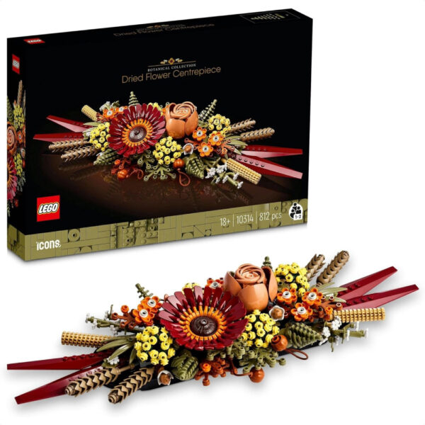 LEGO Dried Flowers 10314 CENTREPIECE Buket Cantik untuk Dekorasi Rumah Anda