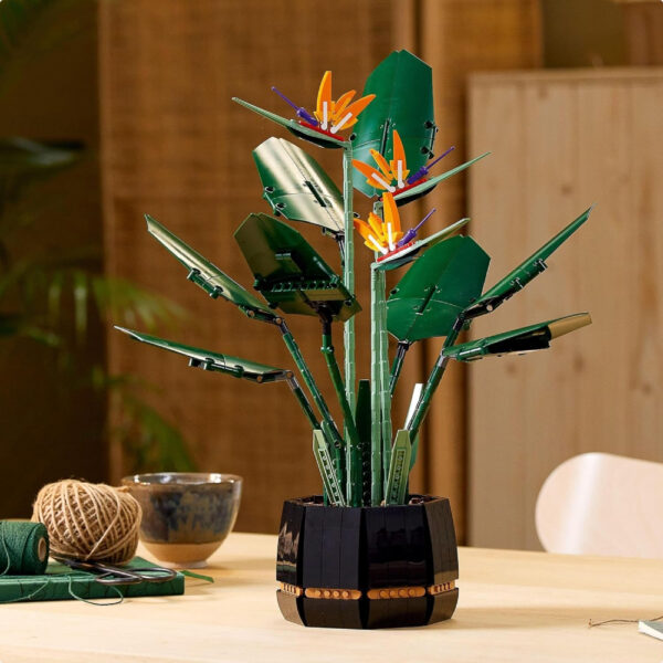 LEGO Strelitzia 10289 BIRD OF PARADISE BOTANICAL COLLECTION: Bunga Cantik untuk Dekorasi Rumah Anda