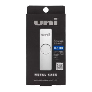 [Mitsubishi Pencil] Uni Metal Case 0.5mm HB Black