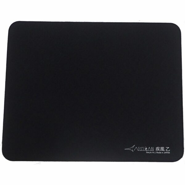 Mousepad Artisan Ninja FX Hayate SOFT Black: Permukaan ekstra lembut dan warna hitam yang klasik memberikan tampilan yang elegan (SOFT) (4 Variasi)