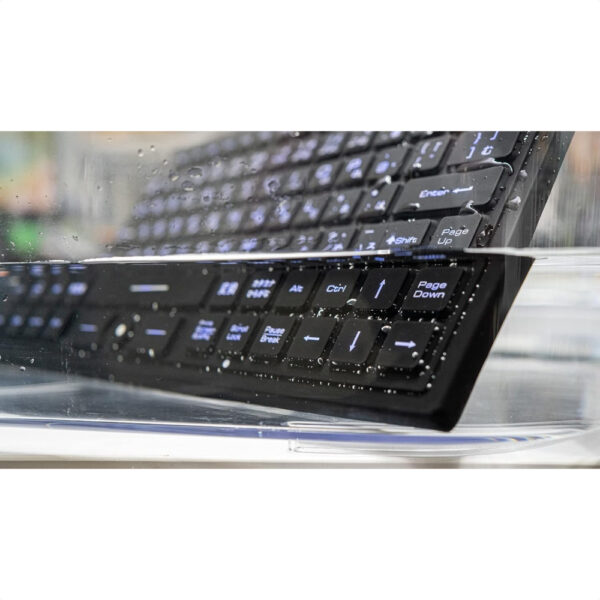 BitTradeOne BTKB91WPBK Keyboard Waterproof Dustproof Keyboard Black: Keyboard nyaman yang tahan air dan tahan debu