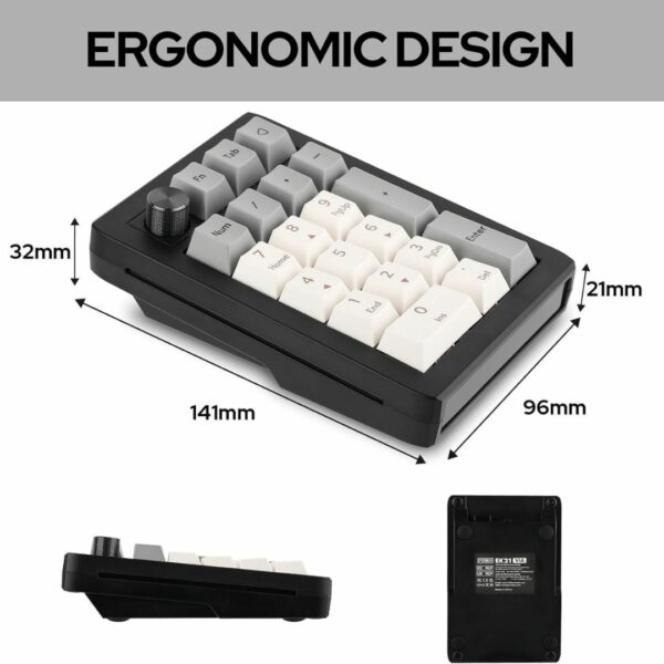 EPOMAKER EK21 VIA Gasket Numeric Keypad Keyboard: Gadget Canggih untuk Pengalaman Mengetik yang Superior