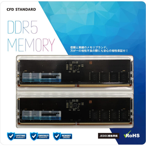 RAM CFD DDR5-4800 2x16GB W5U4800CS-16G (PC5-38400): Tingkatkan Performa PC Anda dengan RAM Canggih