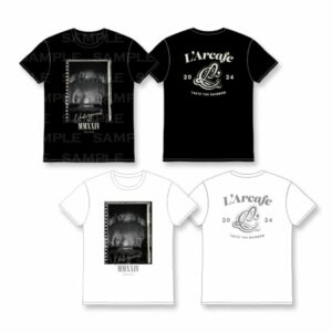 LArc-en Ciel Photo T-shirt BLACK / WHITE