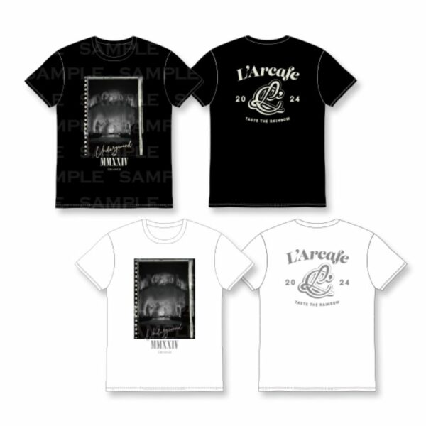 LArc-en Ciel Photo T-shirt BLACK / WHITE