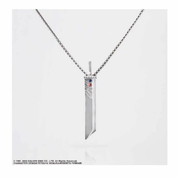 [SE Exclusive] FF VII Remake Silver Necklace Buster Sword