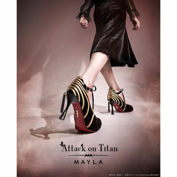 [Shoe] Mayla Attack on Titan Iconic shoe object pumps The End Titan (PO-2024) Terbatas