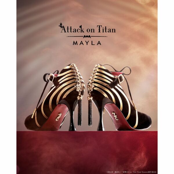 [Shoe] Mayla Attack on Titan Iconic shoe object pumps The End Titan (PO-2024) Terbatas