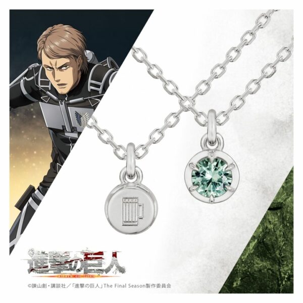 Kalung Jean Kirstein Attack on Titan Simple Necklace Silver