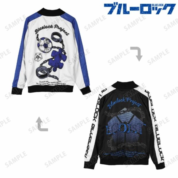 [Jacket] Blue Lock Sukajan Motif reversible Jaket (PO-2024) Eksklusif Terbatas