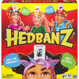 Spin Master Hedbanz Picture Guessing Board Game New Edition Edisi Baru: Permainan Tebak Gambar Klasik yang Lebih Menyenangkan! (2-6 pemain)