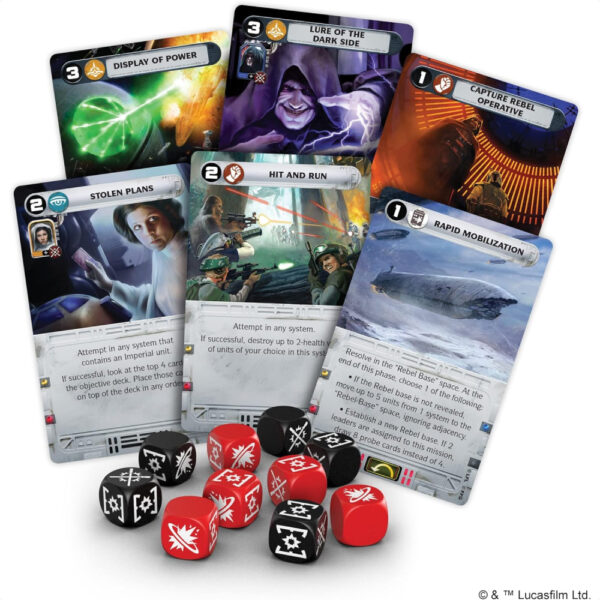 STAR WARS Rebellion Board Game Fantasy Flight Games - Permainan Papan Epik Perang Bintang! (2-4 pemain)