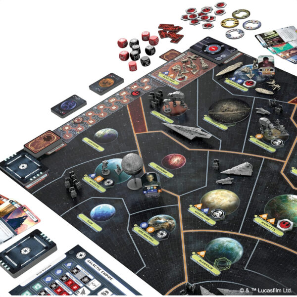 STAR WARS Rebellion Board Game Fantasy Flight Games - Permainan Papan Epik Perang Bintang! (2-4 pemain)