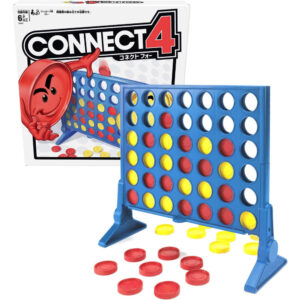 Hasbro Connect Four for 4 in a Row 4 Tac Toe Strategy Board Game Permainan Klasik Sederhana yang Menyenangkan untuk Semua Usia!