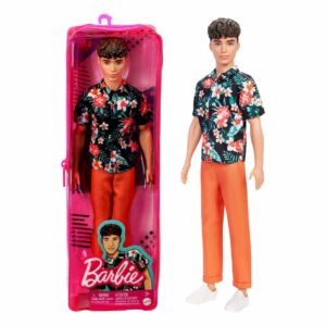 Barbie Ken Fashionista Flower Shirt HBV24 Dress-Up Doll