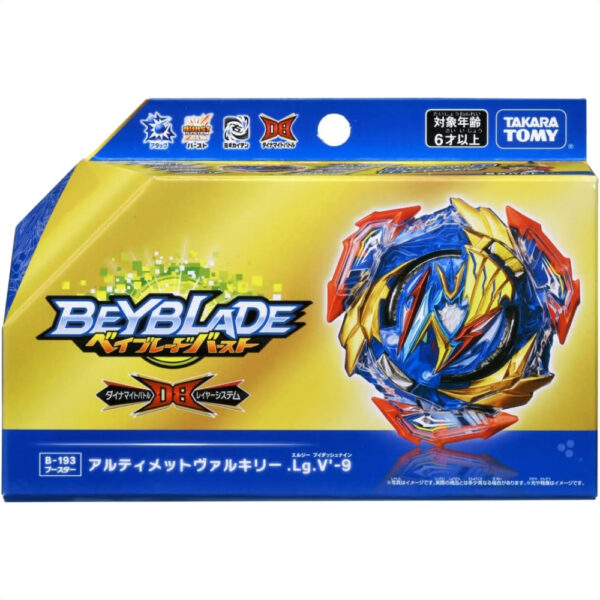 Takara Tomy Beyblade Burst Booster Ultimate Valkyrie.Lg.V`-9 B193: Beyblade Terkuat dengan Serangan Super