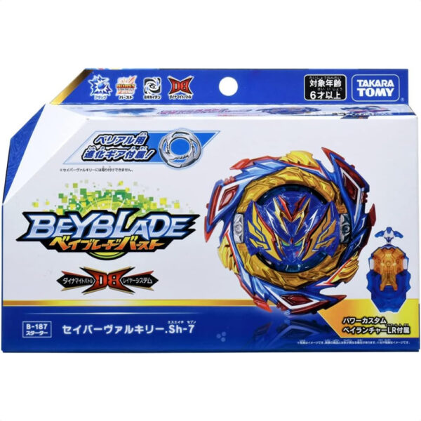 Takara Tomy Beyblade Starter Saber Valkyrie.Sh-7 B187: Beyblade Serbaguna untuk Pemula! Hadiah yang Sempurna