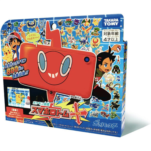 Rotom Phone Pokédex Plus TAKARA TOMY: Temukan dan Bermain dengan 800 Pokemon Spesial