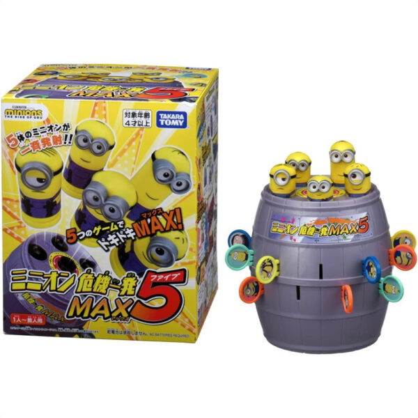 Takara Tomy Minion Crisis One Shot MAX 5: Ledakan Keseruan dengan 5 Minion Sekaligus!