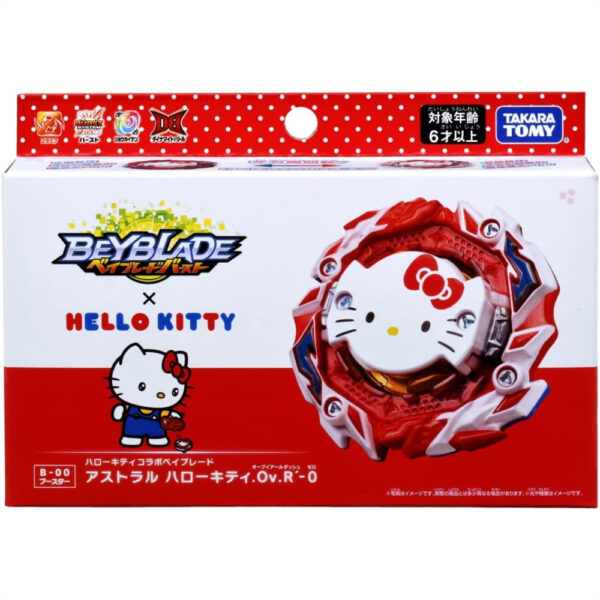 Takara Tomy Beyblade Burst B-00 Booster Astral Hello Kitty.Ov.R'-0: Kolaborasi Spesial Impian Beyblade dan Hello Kitty!