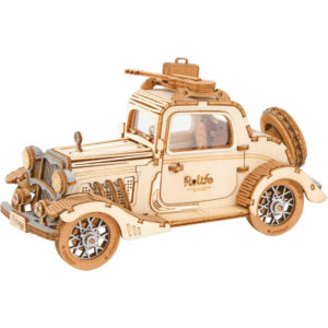 Puzzle 3D Robotime TG504 Puzzle Classic Car: Bangun Mobil Klasik Anda Sendiri! Sederhana dan Kreatif