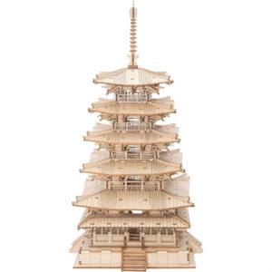 ROKR Pagoda 3D Puzzle Kayu: Bangun Karya Seni yang Indah dan Menakjubkan!