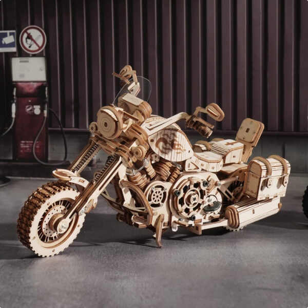 Robotime Puzzle 3D Sepeda Motor Motorcycle: Rasakan Sensasi Baru Merakit Motor Impianmu!