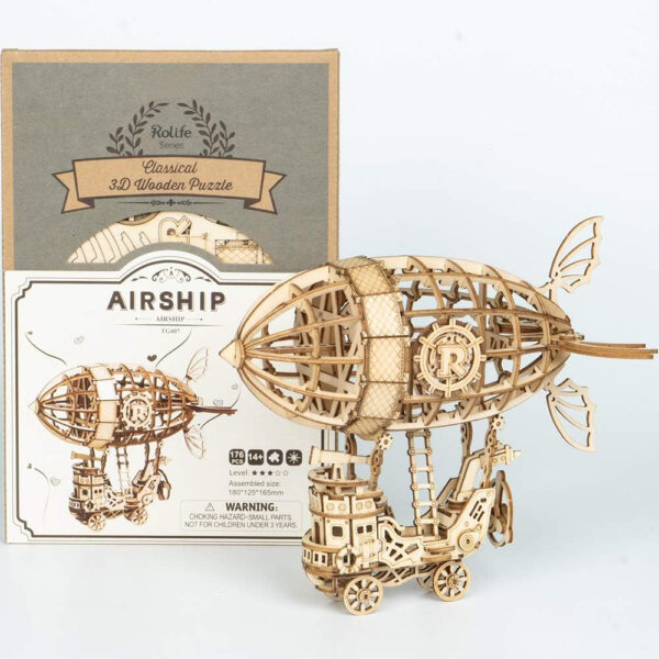 Robotime Puzzle 3D Pesawat Airship: Rasakan Sensasi Eksklusif Merakit Pesawat Impianmu!