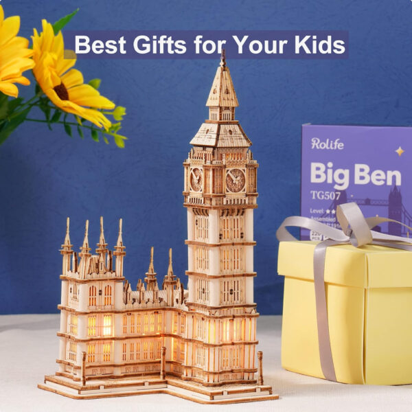 Robotime Puzzle 3D Menara Big Ben London: Hadirkan Ikon London yang Menawan ke Rumah Anda!