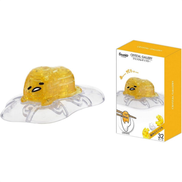 Jigsaw Puzzle 32 Piece Crystal Gudetama: Puzzle 3D Asyik Menggemaskan untuk Orang Dewasa dan Anak-Anak!