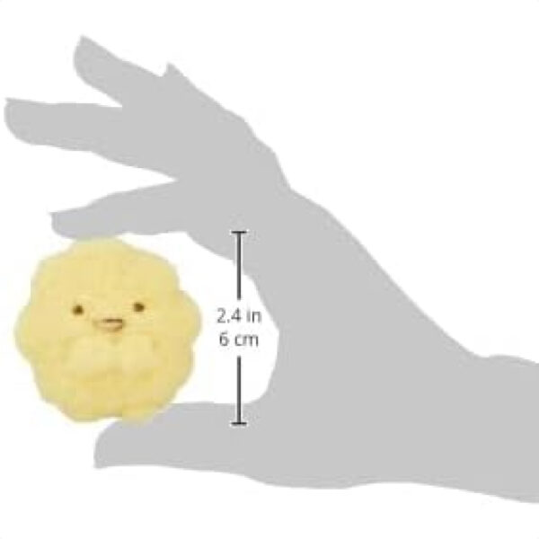 San-X Boneka Popcorn Sumikko Gurashi (Movie Theater Tenori Plush Toy Popcorn Caramel Flavor): Teman Nonton Film yang Lucu Imut dan Lembut! (TITQ-0107)