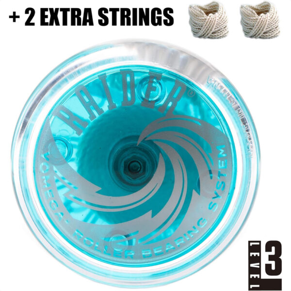 Yomega Raider Yoyo Bearings (LightBlue) Competition Looping Play with 2 Extra Strings: Kuasai Trik Yo-Yo dengan Performa Terbaik!