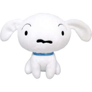 Boneka Shiro Si Imut dari Crayon Shin-chan! Plush Toy orisinil SAN-EI BOEKI (14cm)