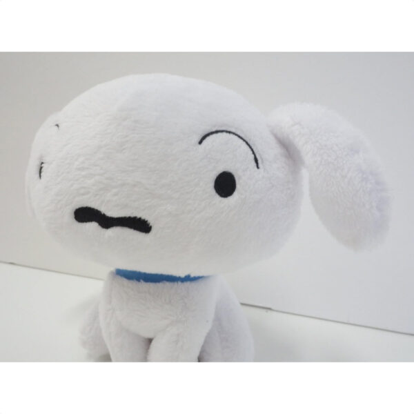 Boneka Shiro Si Imut dari Crayon Shin-chan! Plush Toy orisinil SAN-EI BOEKI (14cm)