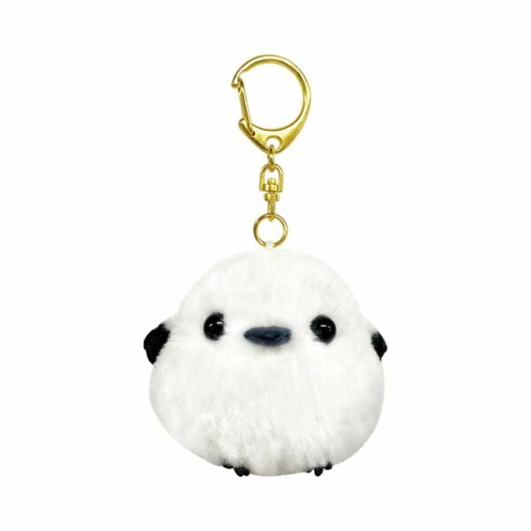 Boneka Shima-chan Fukushima Enaga mascot Amu Fan Plush Keychain White