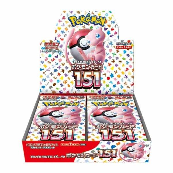 Kartu Pokémon Card Game Scarlet & Violet Enhanced Expansion Pack "Pokemon Card 151" Box